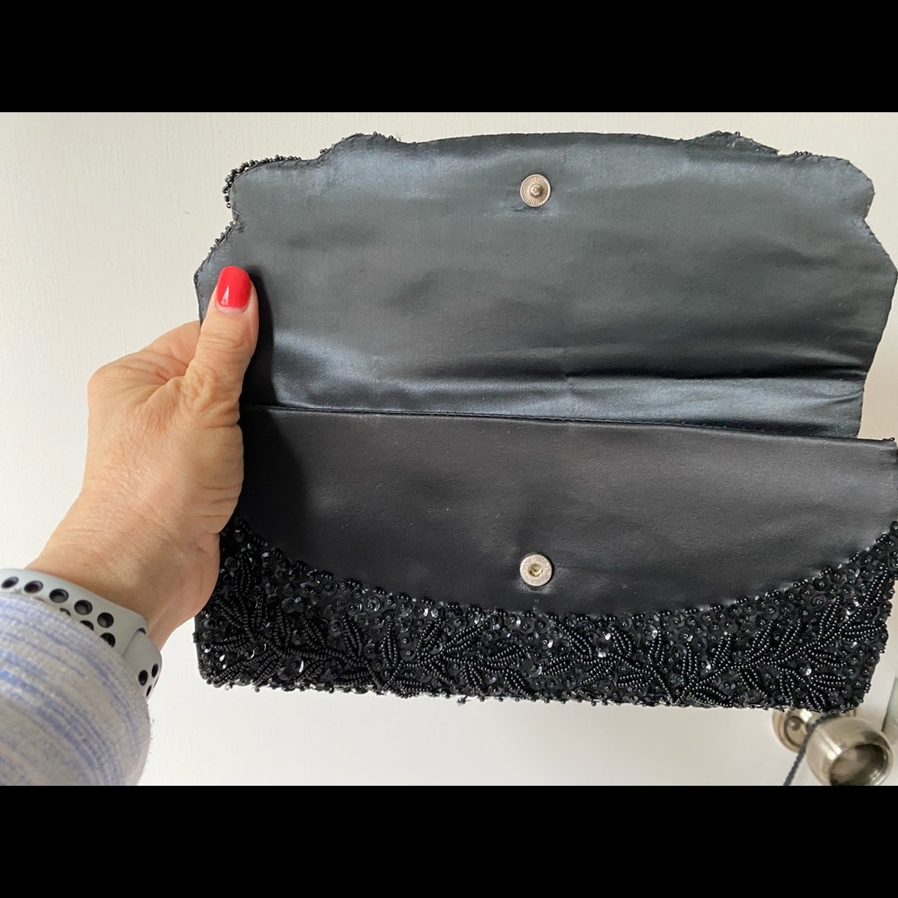 Black Safco Vintage Bag with beading